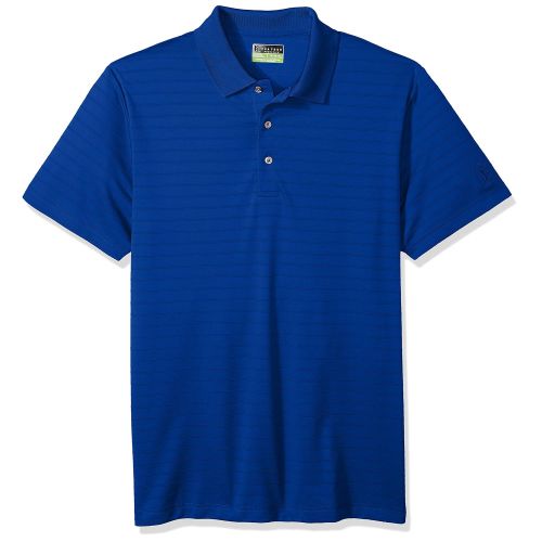  PGA+TOUR PGA TOUR Mens Short Sleeve Tonal Double Line Stripe Polo