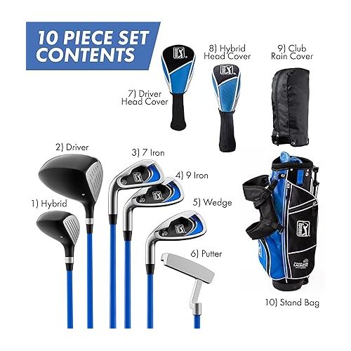  G1 Series Blue Kids Golf Club Set| Golf Clubs and Sets for Height 4'8