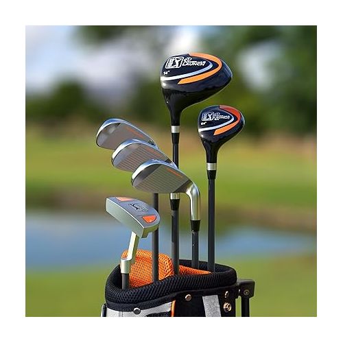  PGA Tour G1 Series Orange Kids Golf Club Set| Golf Clubs and Sets for Height 5'2