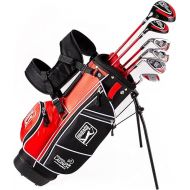 PGA Tour G1 Series Red Kids Golf Club Set| Golf Clubs and Sets for Heights 4'1