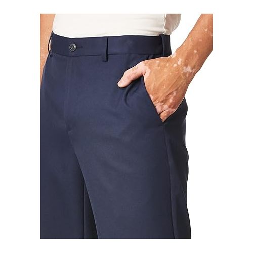  PGA TOUR Men's Flat Front Golf Pant with Expandable Waistband (Waist Size 30-44 Big & Tall)