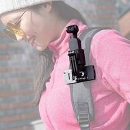 [아마존베스트]PGYTECH Aluminium Backpack Clip Fix Base Mount for DJI Pocket 2/Insta360 One R/Osmo Action/for GoPro Camera