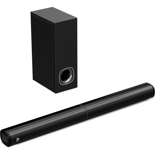  Sound Bar for TV, PHEANOO 2.1 CH Soundbar with Subwoofer, HDMI(ARC)/Bluetooth 5.0/Optical/AUX Connectivity ? D5, 200W