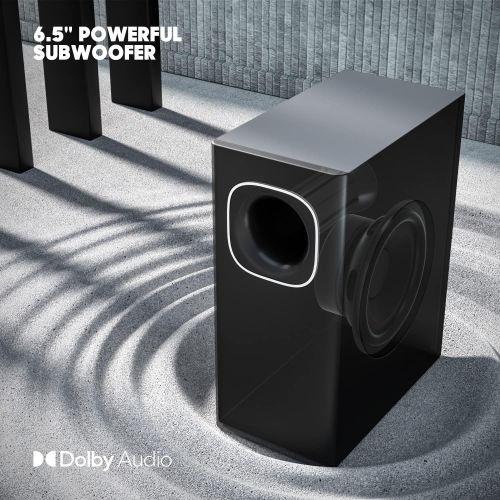  PHEANOO Sound Bar with 【Dolby】, 2.1 CH TV Soundbar with Subwoofer Works with 4K&HD TVs (D2, 200W)