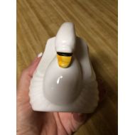 /PHENOMINALFINDS Vintage Swan Toothbrush Holder Japan 1950s Shabby Chic Farmhouse