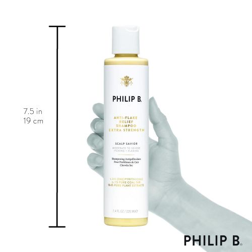  PHILIP B Anti-Flake Relief Shampoo, Coal Tar-Free, 7.4 Fl Oz