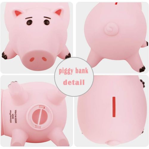  [아마존베스트]HairPhocas Cute Pink Pig Money Box Plastic Piggy Bank for Kids Birthday Gift with Box