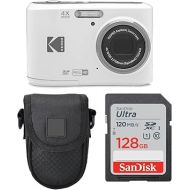 Kodak PIXPRO FZ45 Digital Camera + Point & Shoot Camera Case + Sandisk 128GB SDXC Memory Card…