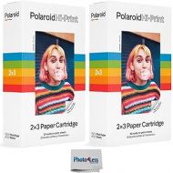 Polaroid Hi-Print - 2X3 Paper Cartridge 20 Sheets (x2) Bundles with Cleaning Cloth (3 Items)