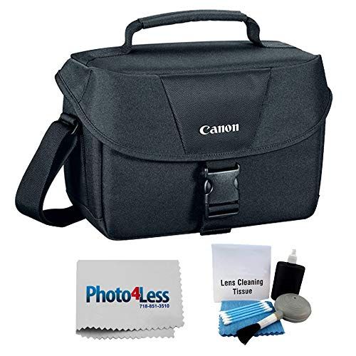 Canon Genuine Padded Starter Digital SLR Camera Lens Case Gadget EOS Shoulder Bag For T3 T3i T4i T5 T5i T6s T6i SL1 70D 60D 50D 7D 6D + Photo4less Cleaning Cloth and Camera & Lens