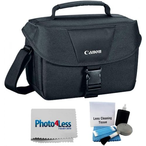  Canon Genuine Padded Starter Digital SLR Camera Lens Case Gadget EOS Shoulder Bag For T3 T3i T4i T5 T5i T6s T6i SL1 70D 60D 50D 7D 6D + Photo4less Cleaning Cloth and Camera & Lens
