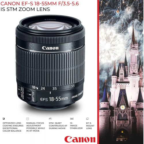  PHOTO4LESS Canon EOS Rebel T7 Digital SLR Camera Body + EF-S 18-55mm f/3.5-5.6 IS II + EF 75-300mm f/4-5.6 III Lens + EOS Shoulder Bag + Transcend 64GB SD Memory Card + P4L Cleaning Cloth ? U