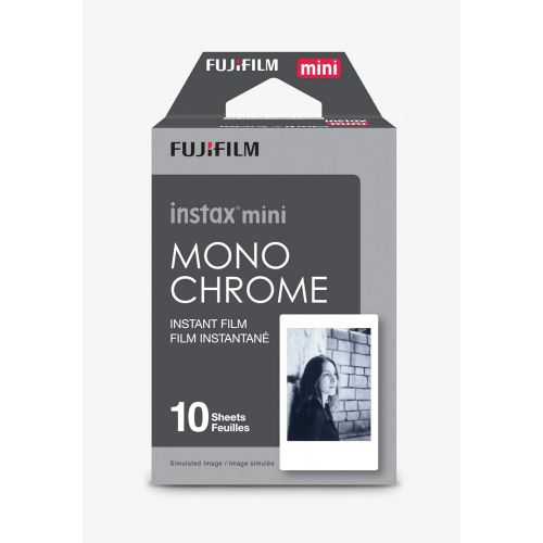 PHOTO4LESS Fujifilm Instax Mini Rainbow Film (10 Sheets) + Fujifilm Instax Mini Monochrome Film (10 Sheets) + Album for Fuji Instax Photos - Instant Film Bundle