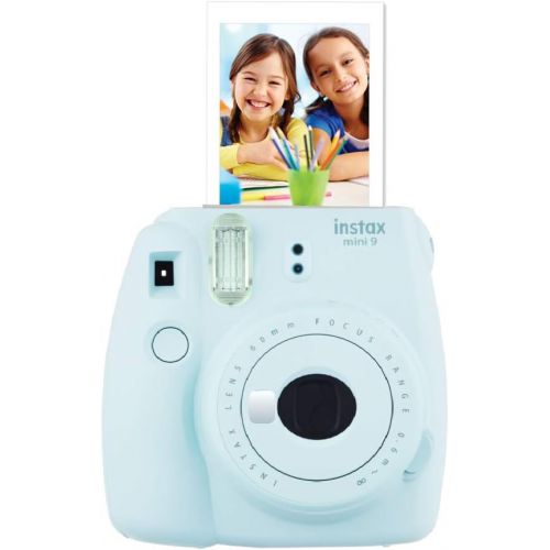  [아마존베스트]PHOTO4LESS Fujifilm Instax Mini 9 Instant Film Camera (Ice Blue) - Fujifilm Instax Mini Instant Film, Twin Pack - Fujifilm Instax Mini Rainbow Film - Case for Fuji Mini Camera  Fuji Instax A