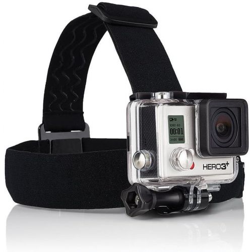  Photo4Less GoPro HERO4 SILVER Edition Camera HD Camcorder With Deluxe Carrying Case + Head Strap + Chest Strap + Suction Cup Mount + Wrist Strap Band +Monopod + 64GB SDXC MicroSD Memory Card