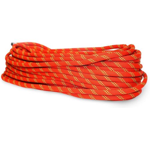  PHRIXUS Static Climbing Rope 11mm Diameter 30kN - 90M (300ft) Rock Climbing Rope, Rappelling Heavy Duty Rope for Outdoor Mountaineering, Rescue and Escape, Fire Fighting and Aerial Work