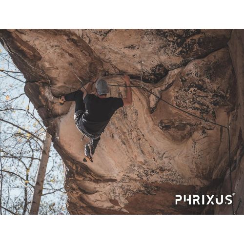  [아마존베스트]PHRIXUS Static Climbing Rope 10.5mm 11mm - 150ft 200ft 300ft Safety Nylon Kernmantle Rope for Rock Climbing, Mountaineering, Tree Climbing, Ice Climbing, Rappelling, Escape, Fire a
