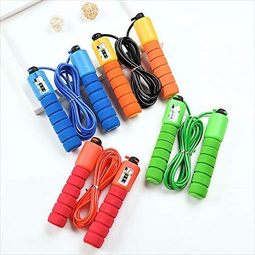  [아마존베스트]PIANYIHUO Skipping Ropes with Counter Sports Fitness Adjustable Fast Speed Counting Skipping Rope Skipping Rope Skipping Rope Wire Calories Training