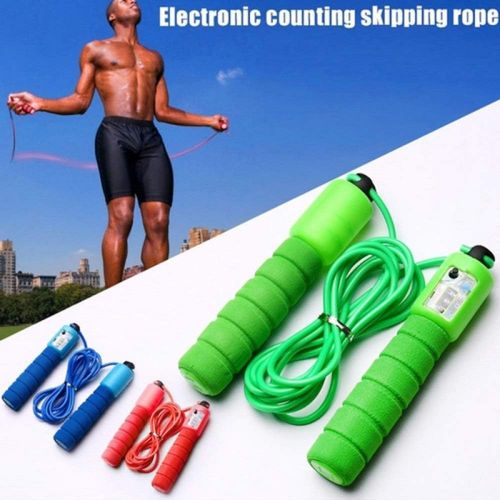  [아마존베스트]PIANYIHUO Skipping Ropes with Counter Sports Fitness Adjustable Fast Speed Counting Skipping Rope Skipping Rope Skipping Rope Wire Calories Training