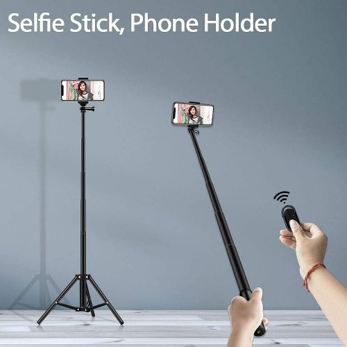  [아마존베스트]PIBO 10-inch Selfie Ring Light, Selfie Stick Tripod 76.7-inch Expandable, Tablet Holder Mobile Phone Holder 3 Light Modes, for Makeup/Photography/YouTube/Vlog/TIK Tok/Live/Streaming wit