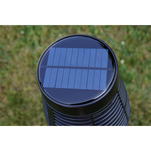  PIC Solar Insect Killer Torch (DFST), Bug Zapper and Accent Light, Kills Bugs on Contact - Twin Pack