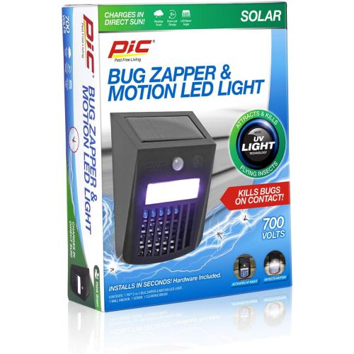  PIC Solar Motion LED & Bug Zapper, 3 Pack