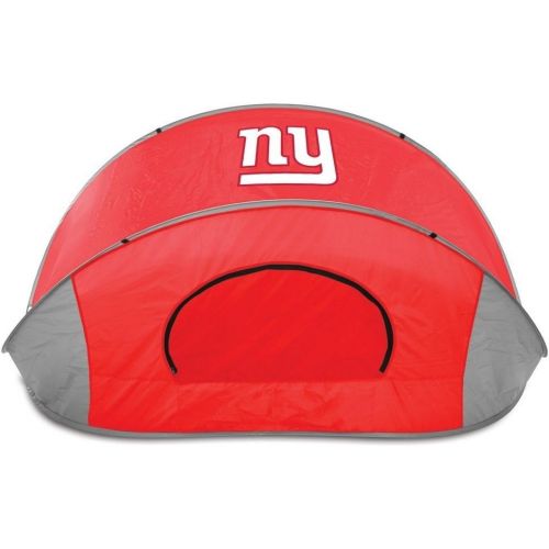  [해상운송]PICNIC TIME NFL New York Giants Manta Portable Pop-Up SunWind Shelter, Red