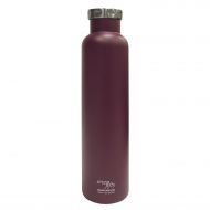 PICNIC TIME Seven Fifty Burgundy Vacuum-Insulated Stainless Steel Wine Growler - 750 mL Capacity