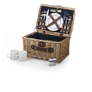 PICNIC TIME Picnic Time Catalina English Style Picnic Basket with Service for Two, Dahlia Collection