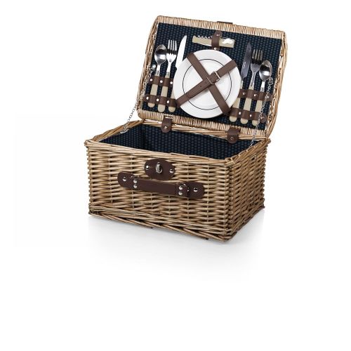  PICNIC TIME Picnic Time Catalina English Style Picnic Basket with Service for Two, Dahlia Collection