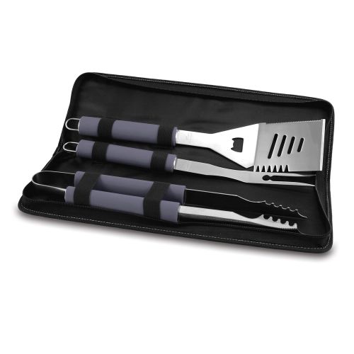  PICNIC TIME NFL New Orleans Saints Metro 3-Piece BBQ Tool Set in Carry Case