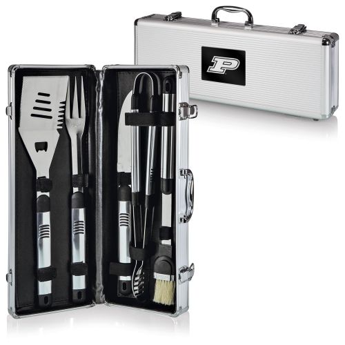  PICNIC TIME NCAA Purdue Boilermakers Fiero 5-Piece BBQ Tool Set With Case