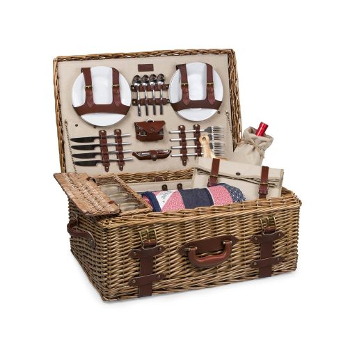  PICNIC TIME Picnic Time Charleston Premium Picnic Basket with Deluxe Service for Four