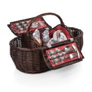PICNIC TIME Picnic Time Gondola Picnic Basket with Service for Four, Harmony Collection