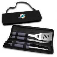 PICNIC TIME NFL Miami Dolphins Metro 3-Piece BBQ Tool Set in Carry Case