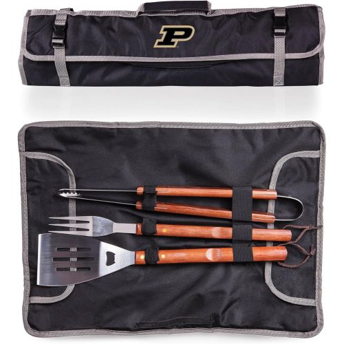  PICNIC TIME NCAA Purdue Boilermakers 3-Piece BBQ Tool Set With Tote