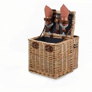 PICNIC TIME Picnic Time Vino Picnic Basket with Wine and Cheese Service for Two, Adeline Collection
