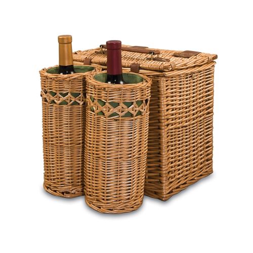  PICNIC TIME Picnic Time Vino Picnic Basket with Wine and Cheese Service for Two, Adeline Collection