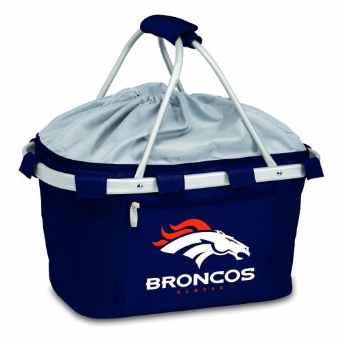  PICNIC TIME NFL Denver Broncos Metro Insulated Basket, Navy