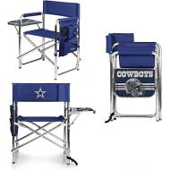 PICNIC TIME NFL Sports Side Table, Beach, Camp Chair for Adults