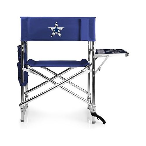  PICNIC TIME NFL Sports Side Table, Beach, Camp Chair for Adults