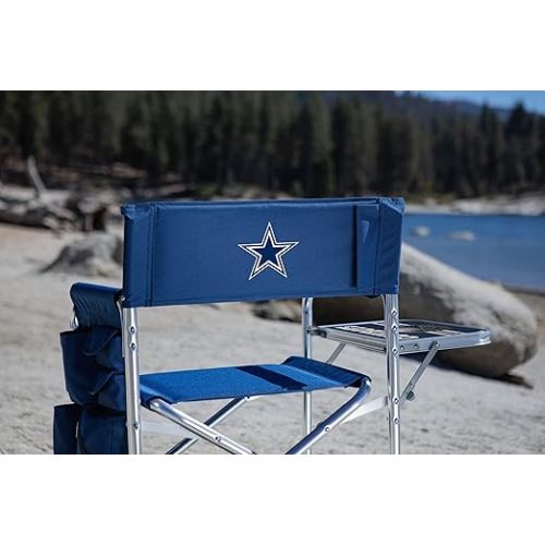  PICNIC TIME NFL Sports Side Table, Beach, Camp Chair for Adults