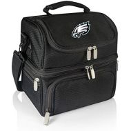 PICNIC TIME NFL Philadelphia Eagles Pranzo Insulated Lunch Tote with Service for One, Black