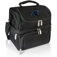 PICNIC TIME NFL Carolina Panthers Pranzo Insulated Lunch Tote with Service for One, Black