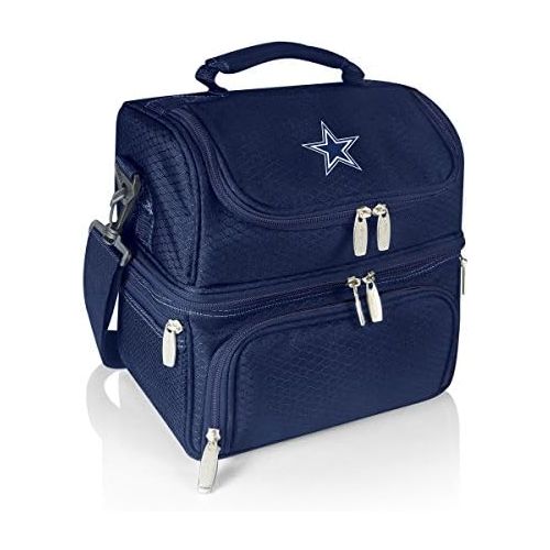  PICNIC TIME NFL Dallas Cowboys Pranzo Insulated Lunch Tote with Service for One, Navy