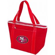 PICNIC TIME NFL San Francisco 49ers Topanga Insulated Cooler Tote, Red
