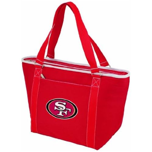  PICNIC TIME NFL San Francisco 49ers Topanga Insulated Cooler Tote, Red