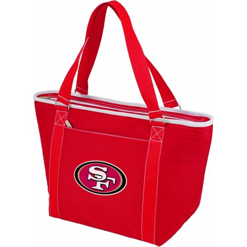  PICNIC TIME NFL San Francisco 49ers Topanga Insulated Cooler Tote, Red