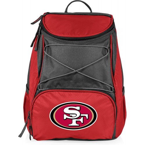  PICNIC TIME NFL San Francisco 49ers PTX Insulated Backpack Cooler, Red