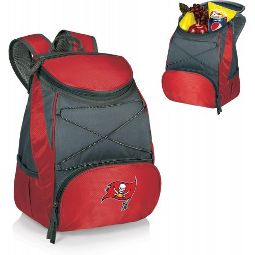  PICNIC TIME NFL Tampa Bay Buccaneers PTX Insulated Backpack Cooler, Red